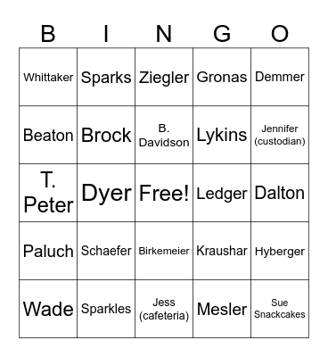 WALK UP SONGS Bingo Card