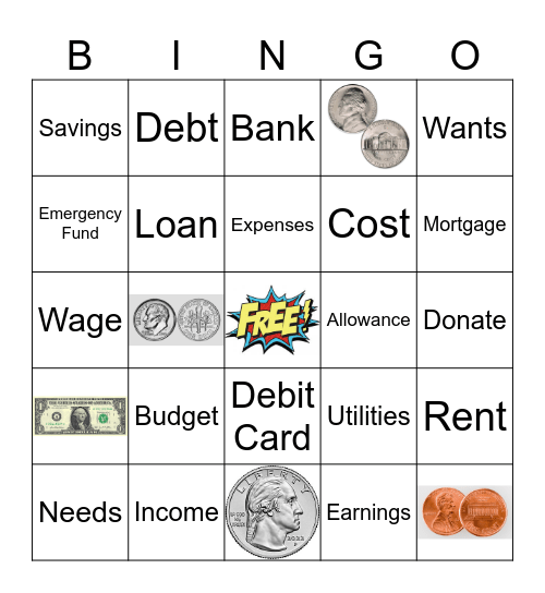 Budget Bingo Card