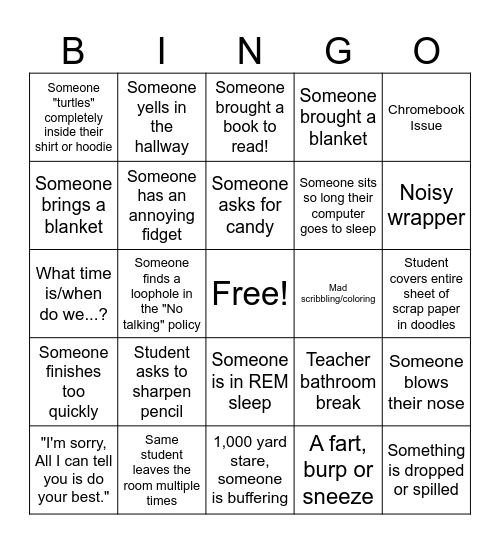 KSA Bingo Card