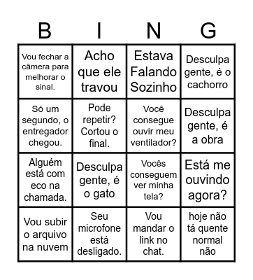 Bingo Home-Office Bingo Card