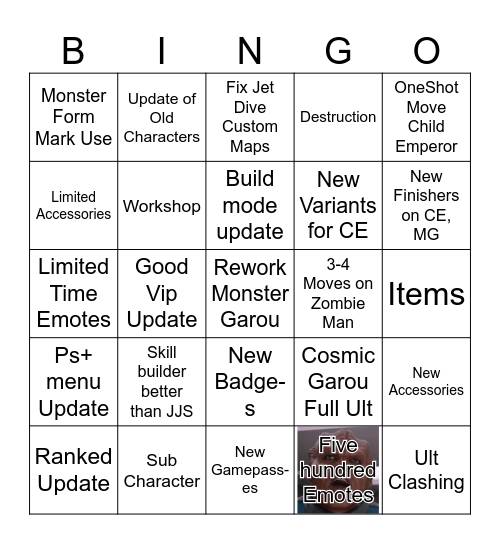 The Strongest Bingo Card