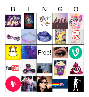 2016 BINGO CARD Bingo Card