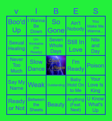 Sip, Sing & Bingo Card