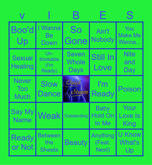 Sip, Sing & Bingo Card