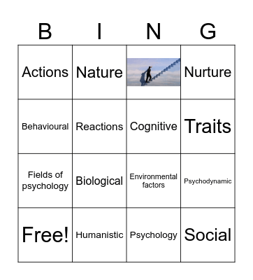 Psych Bingo Card