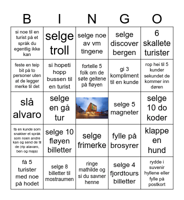 JOBB BINGO Card