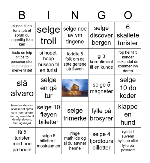 JOBB BINGO Card