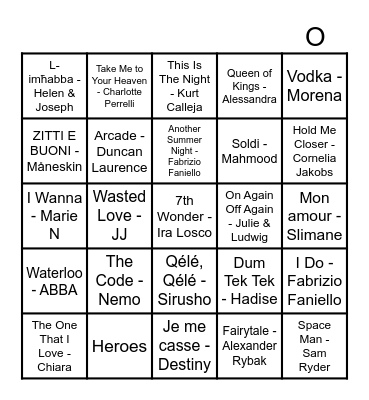 Boozy Bingo Card