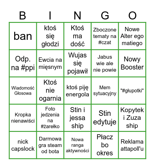 14.05 Bingo Card