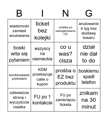 Kauflandium Bingo Card
