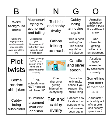 Inanimate insanity season 3 bingo Card