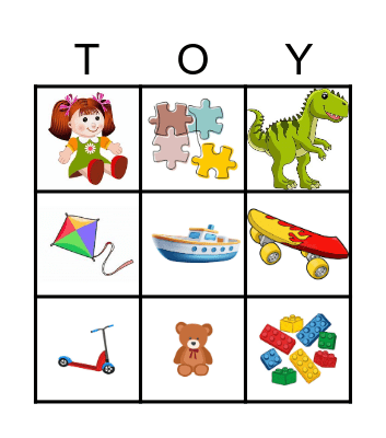 TOYS Bingo Card
