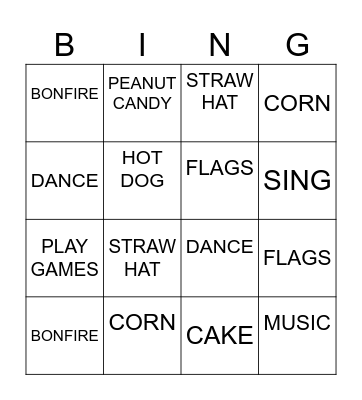 JUNE FEAST Bingo Card