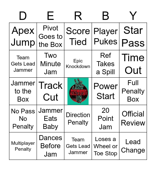 Dawn of the Derby 2026 Championship Game Bingo Card