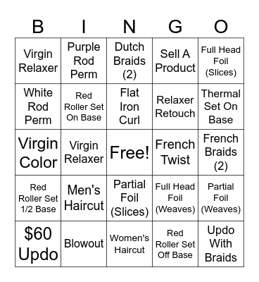 Cosmo Black Out Bingo Card