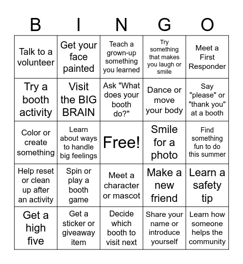 Expo BINGO Card
