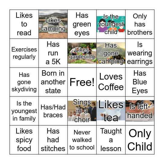 Getting to know you Secondary Bingo! Bingo Card