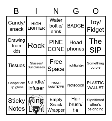 Office Bingo Card