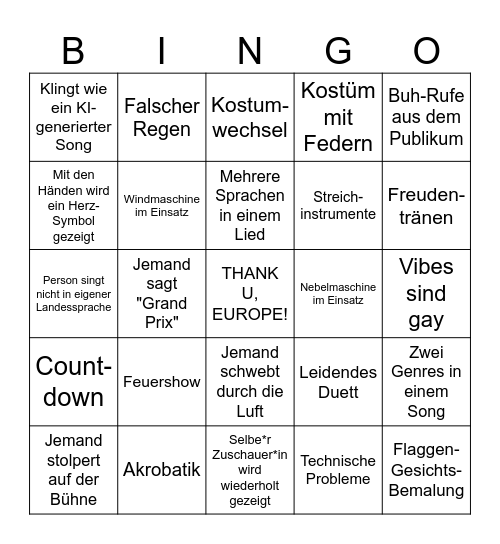 NelESC! Bingo Card
