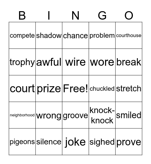 **Your Dad Was Just Like You** Bingo Card