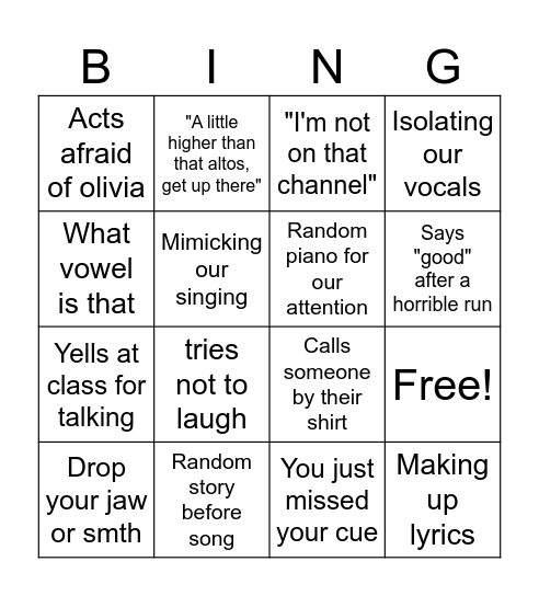 Hyland Bingo Card