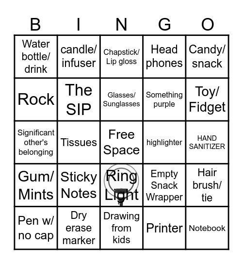 UTVA Office Bingo Card