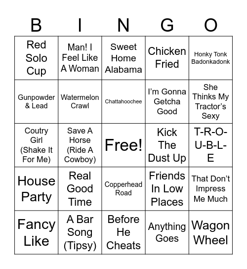DANCE RD3 Bingo Card