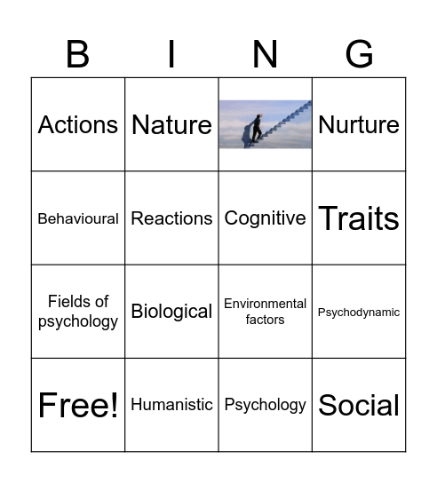 Psych Bingo Card