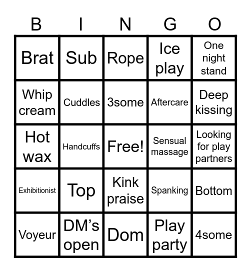THIRSTY THURSDAY BINGO 🔥 Bingo Card
