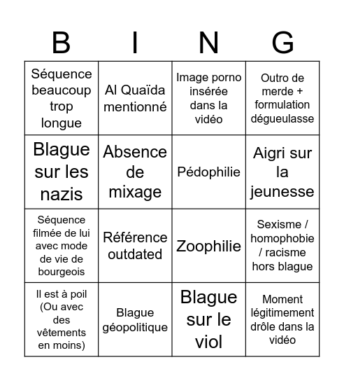 Capybingo Card