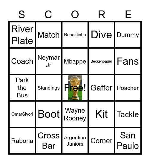 FIFA 2026 Bingo Card
