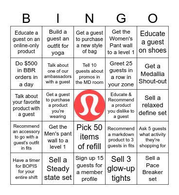 May Bingo Card