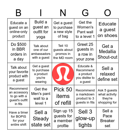 May Bingo Card