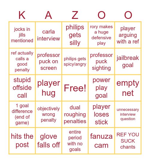 Ottawa Charge Bingo v3 Bingo Card
