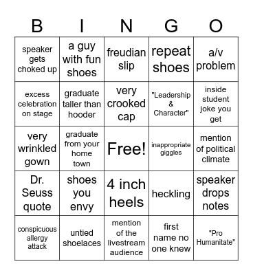Hooding Bingo 2026 Bingo Card