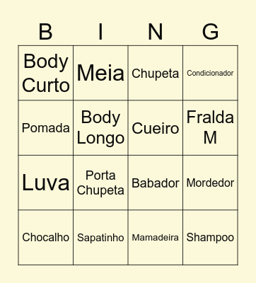Bee-ngo da Melinda Bingo Card