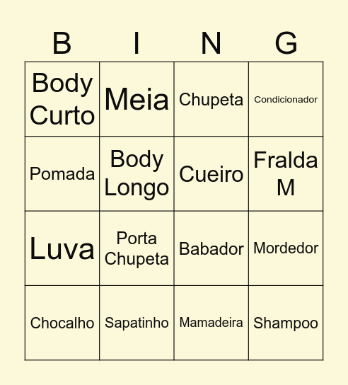 Bee-ngo da Melinda Bingo Card