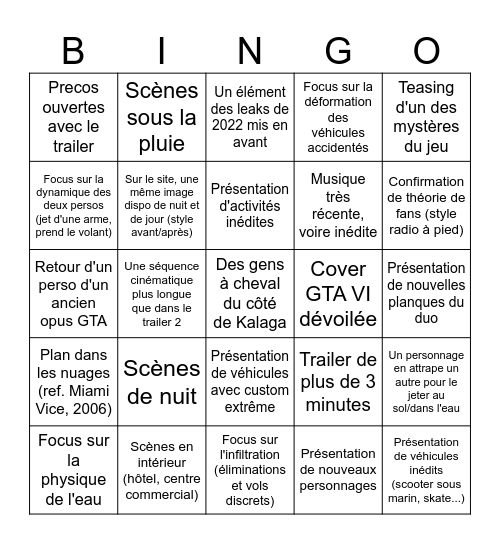B I N G O     T 3     f f t L a t e Bingo Card