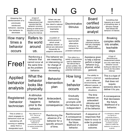 Summa BINGO Card