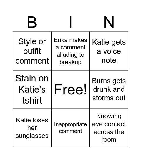 bing bong ding dong Bingo Card