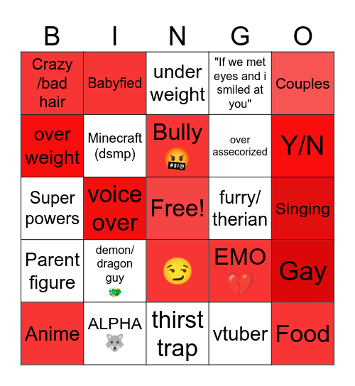 second hand emmbaresement v1 Bingo Card
