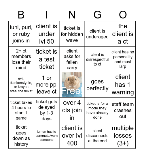 ticket 765 reincarnation prediction Bingo Card