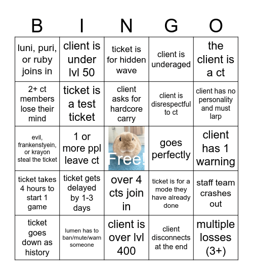 ticket 765 reincarnation prediction Bingo Card