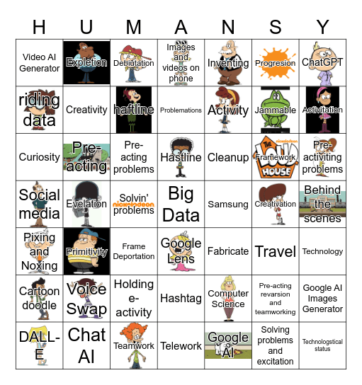 AI Bingo Card
