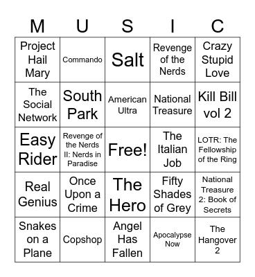 Music_05162026 Bingo Card