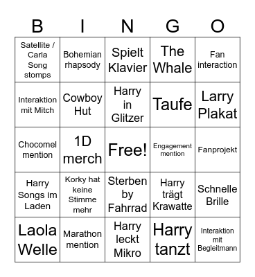 ✨ Kissco Bingo ✨ Bingo Card