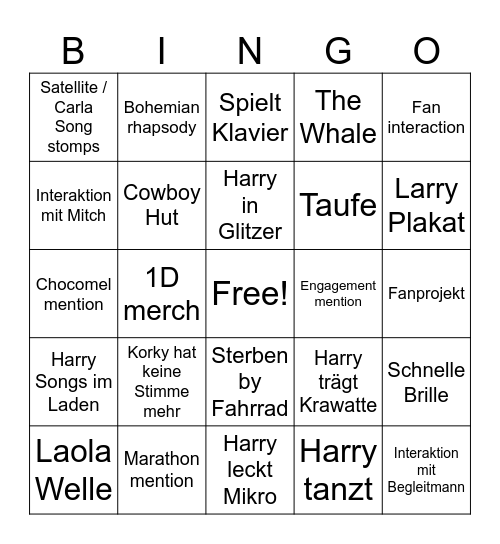 ✨ Kissco Bingo ✨ Bingo Card