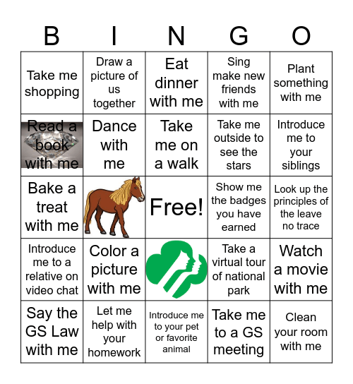 Flat Juliette Bingo Card