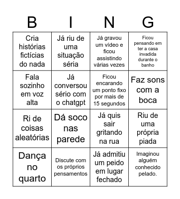 Maluco Bingo Card