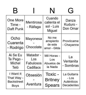 Vitto 27 bingo Card